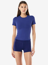 Foundation Short Sleeve Tee in Bright Navy