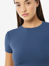 Foundation Short Sleeve Tee in Vintage indigo