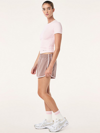 Foundation Short Sleeve Tee In Chalk Pink