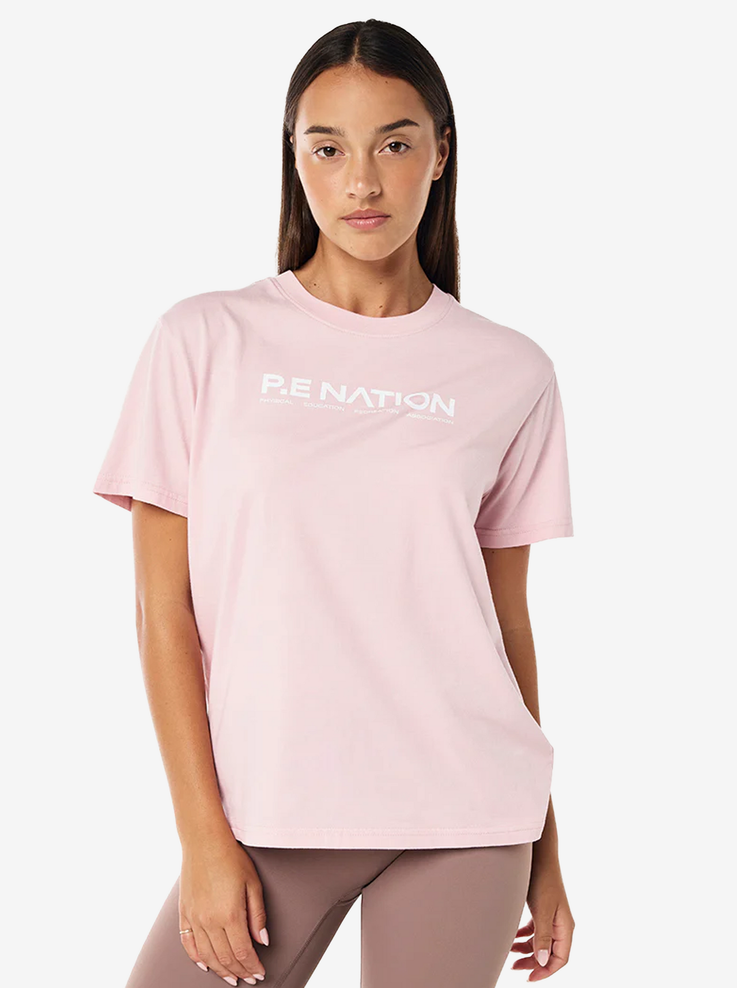 Aero Short Sleeve Tee in Chalk Pink