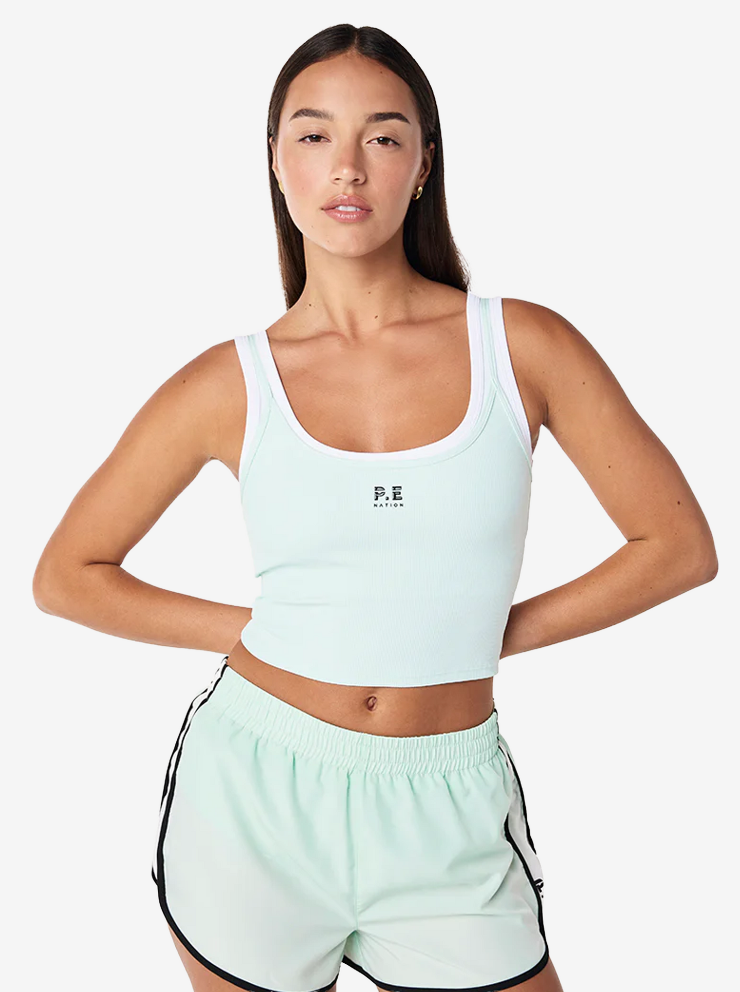 Forward Tank in Hint Of Mint & Optic White