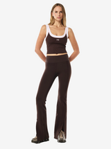 Forward Tank in Espresso & Chalk Pink