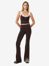 Forward Tank in Espresso & Chalk Pink