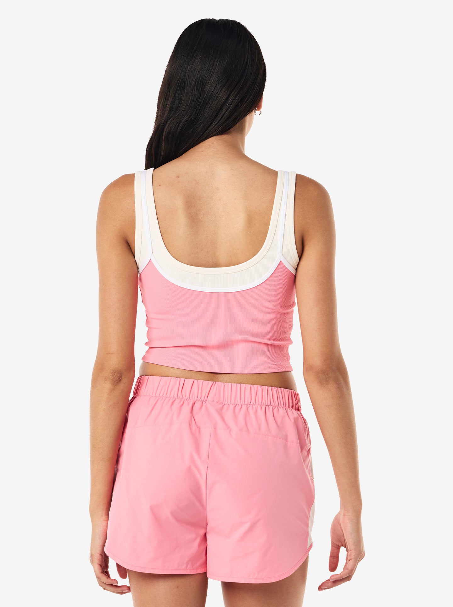 Forward Tank in Pink Lemonade & Whisper White