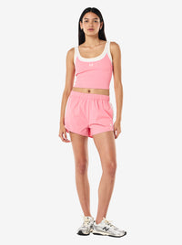 Forward Tank in Pink Lemonade & Whisper White