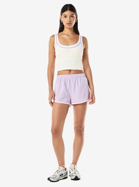 Forward Tank in Whisper White & Violet Crush