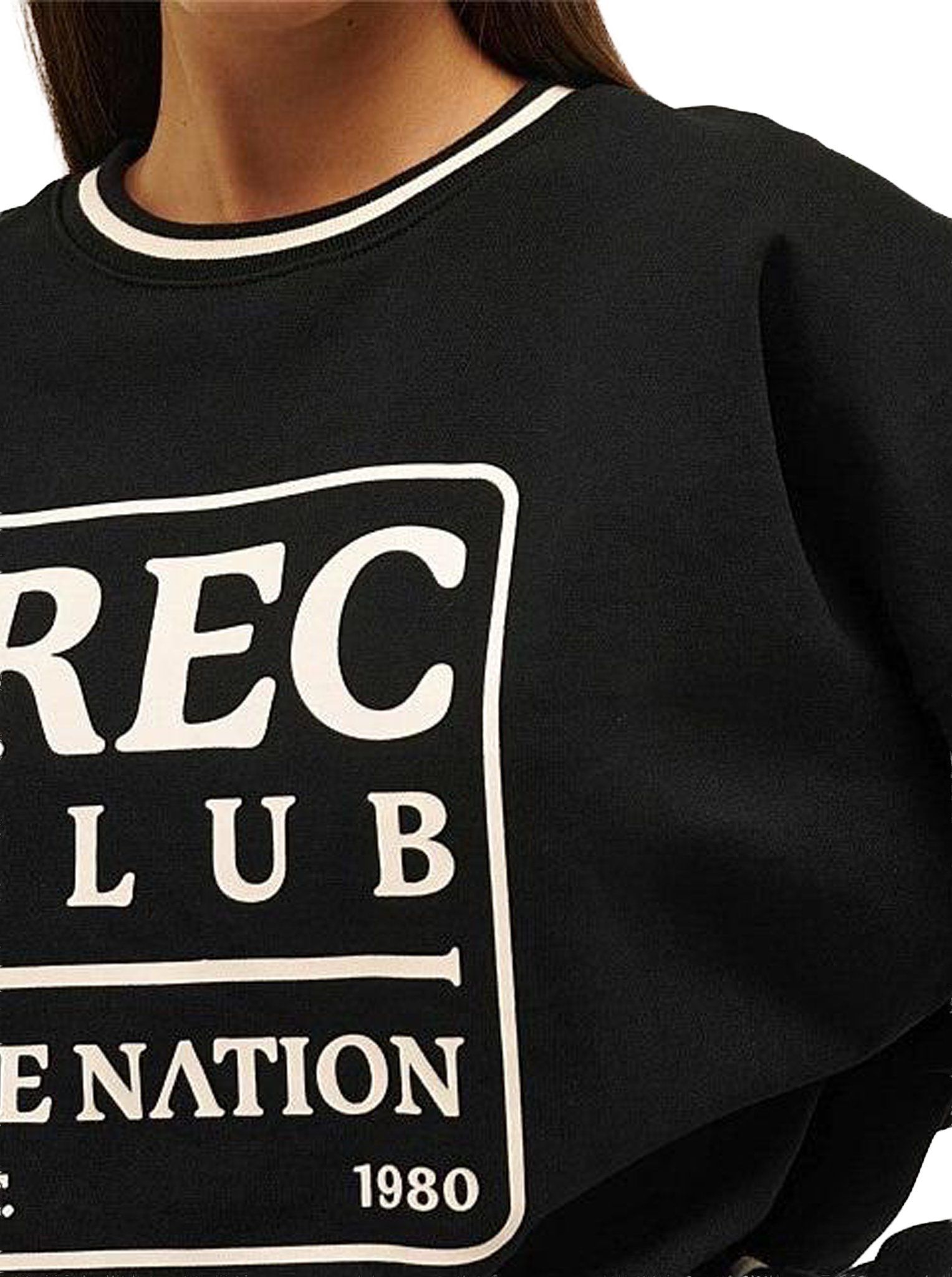 Icon Sweat in Black