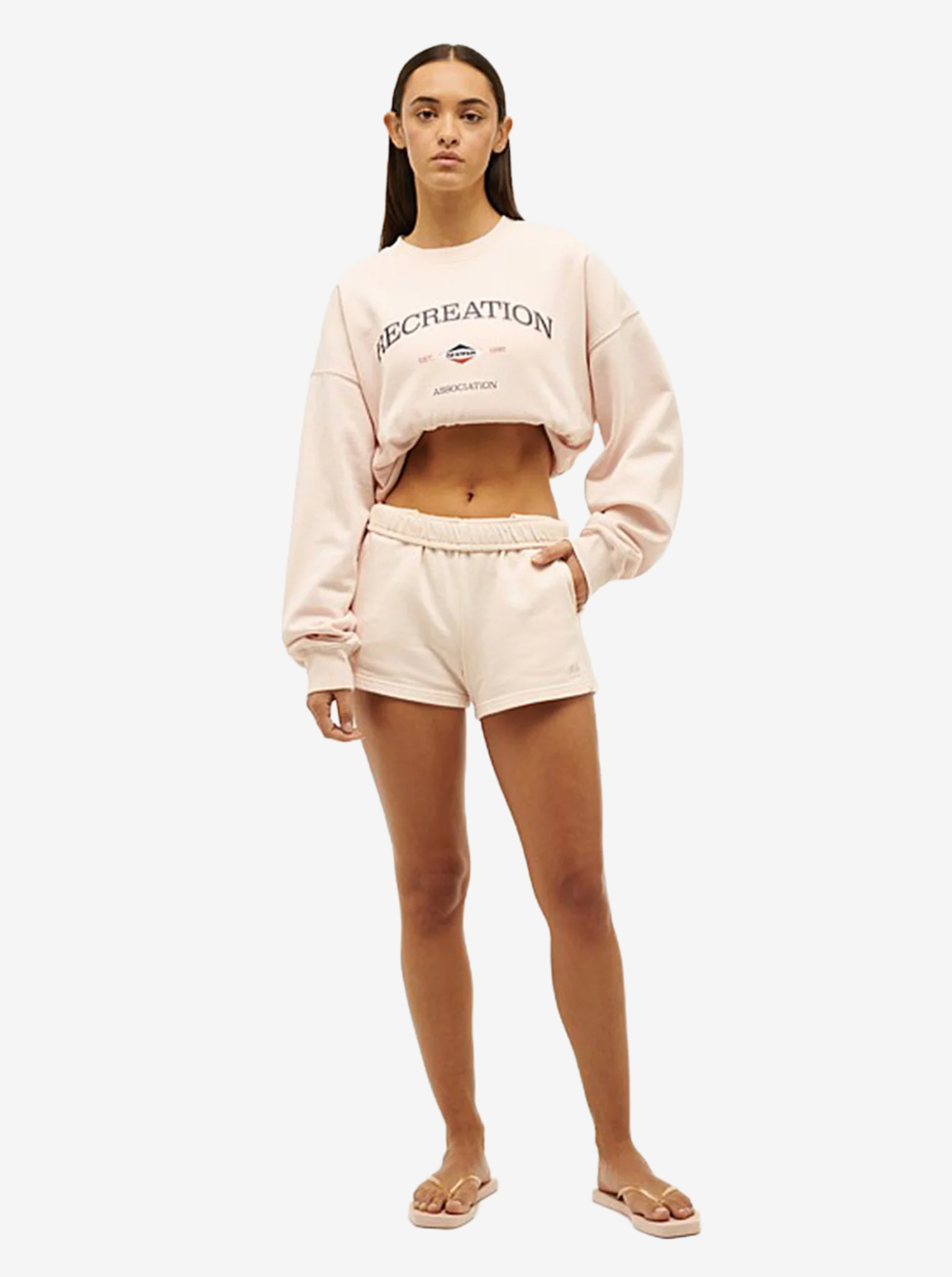 Recreation Sweat in Washed Blush