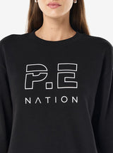 Heads Up Sweat in Black & Optic White