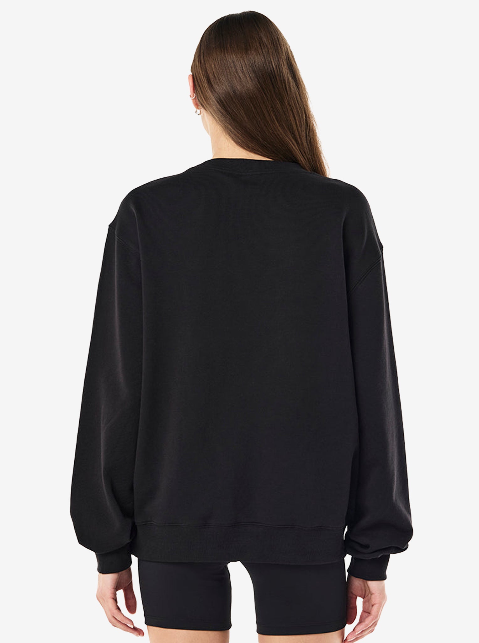 Heads Up Sweat in Black & Optic White