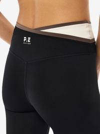 Status Full Length Legging in Black & Walnut
