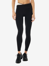 Status Full Length Legging in Black & Walnut