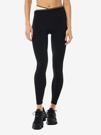 Status Full Length Legging in Black & Walnut