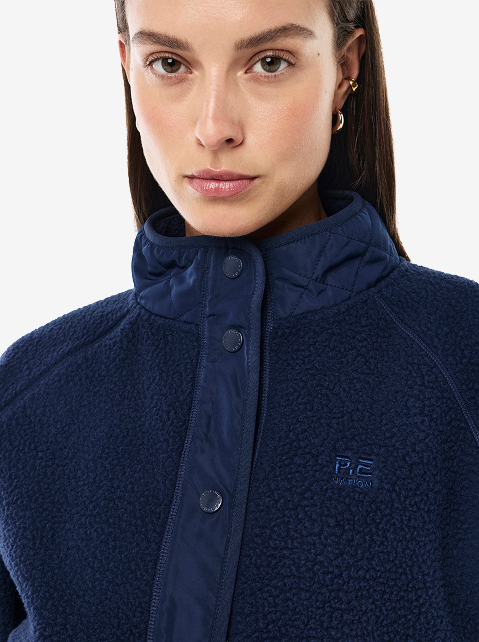 Shop Technique Quilt Jacket in Dark Navy | Stirling WOMEN