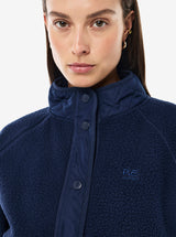 Technique Quilt Jacket in Dark Navy