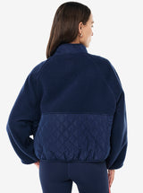 Technique Quilt Jacket in Dark Navy