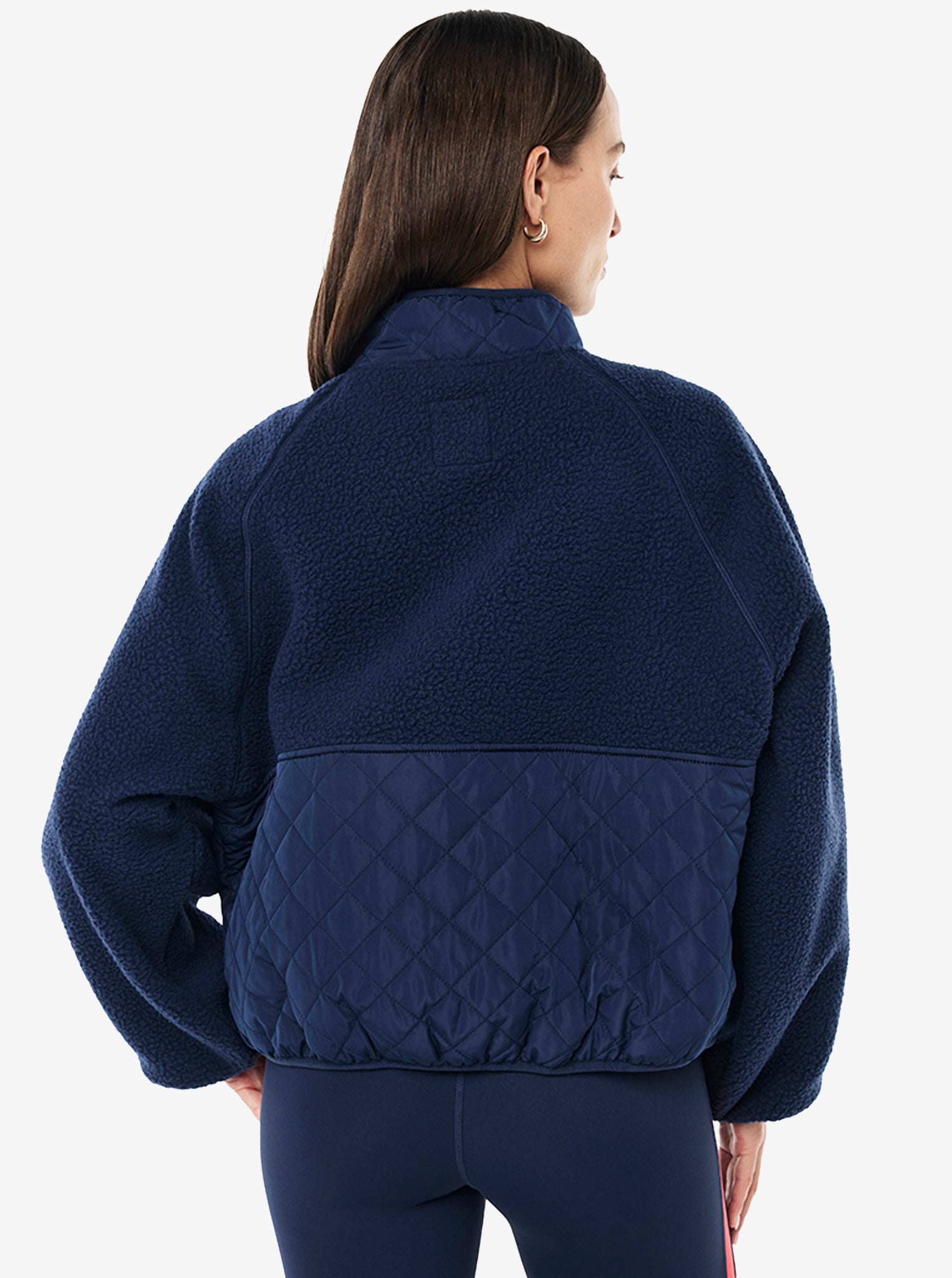 Technique Quilt Jacket in Dark Navy