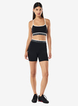 Avant 5" Bike Short in Black & Whisper White