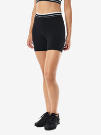 Avant 5" Bike Short in Black & Whisper White