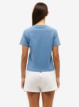 Fragment Tee in Washed Cornflower