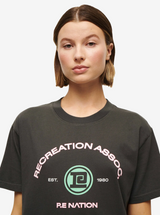 Crescent Tee in Asphalt