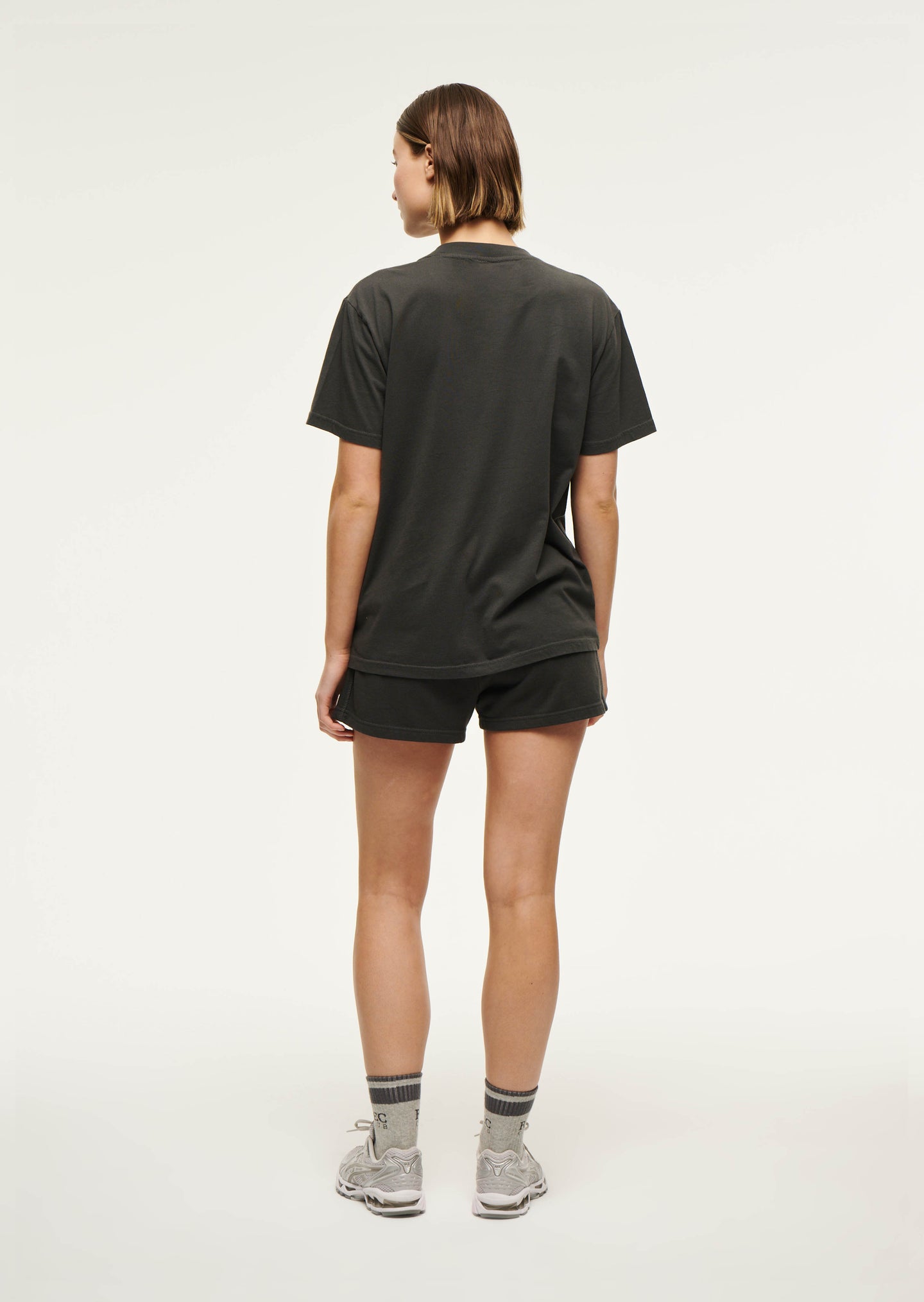 Crescent Tee in Asphalt