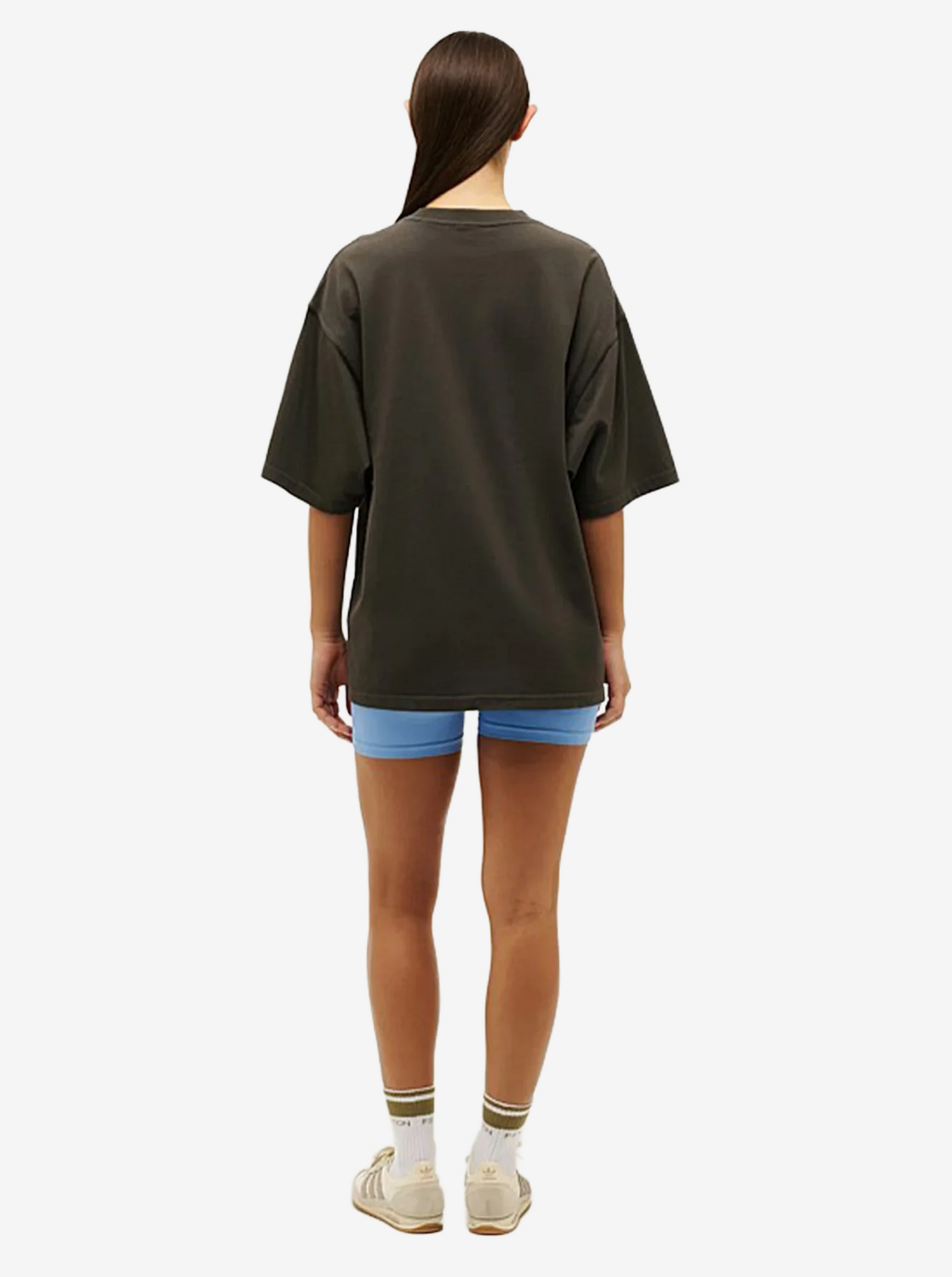 Physical Oversized Tee in Washed Black