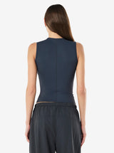 Foundation Muscle Tank in Marine Blue