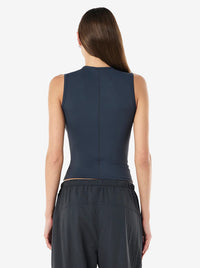 Foundation Muscle Tank in Marine Blue
