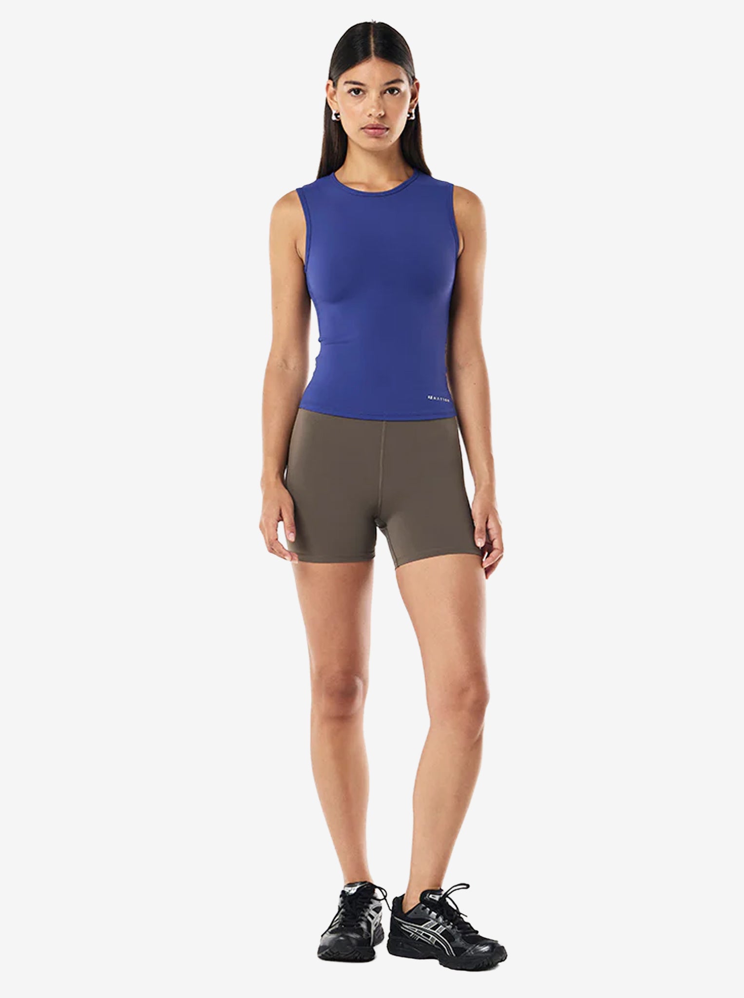 Foundation Muscle Tank in Bright Navy