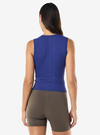 Foundation Muscle Tank in Bright Navy