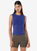 Foundation Muscle Tank in Bright Navy