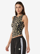 Foundation Muscle Tank in Leopard Print