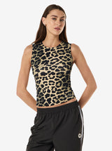 Foundation Muscle Tank in Leopard Print
