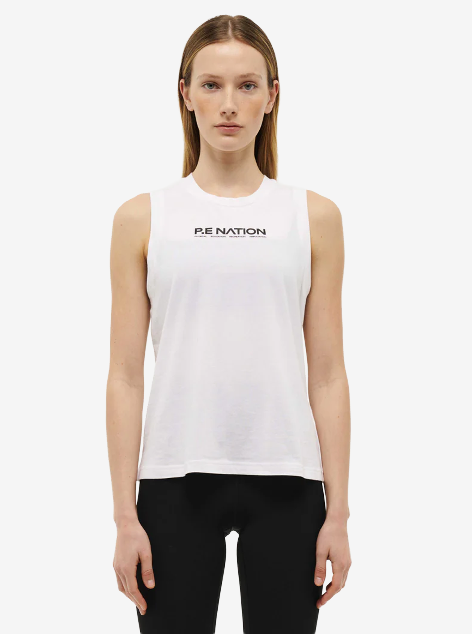 Shuffle Tank in Optic White