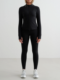 Black Sense Zip Jacket