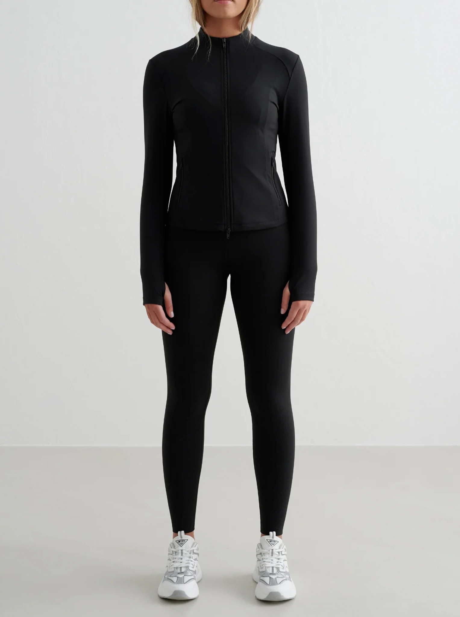 Black Sense Zip Jacket