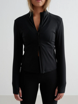Black Sense Zip Jacket