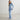 Blue Mist Ease Ribbed Wide Pants