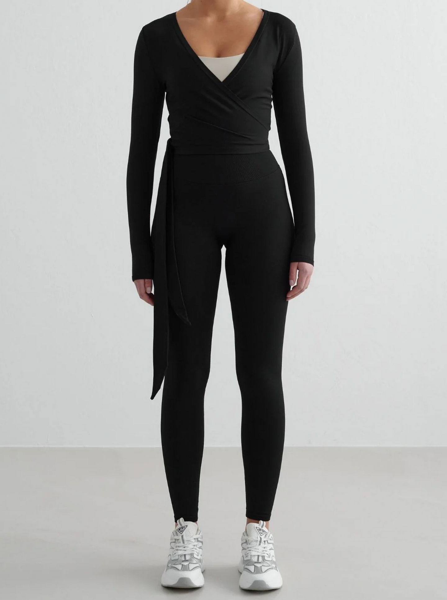 Shape Seamless Wrap Long Sleeve