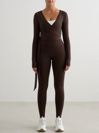 Shape Seamless Wrap Long Sleeve Top