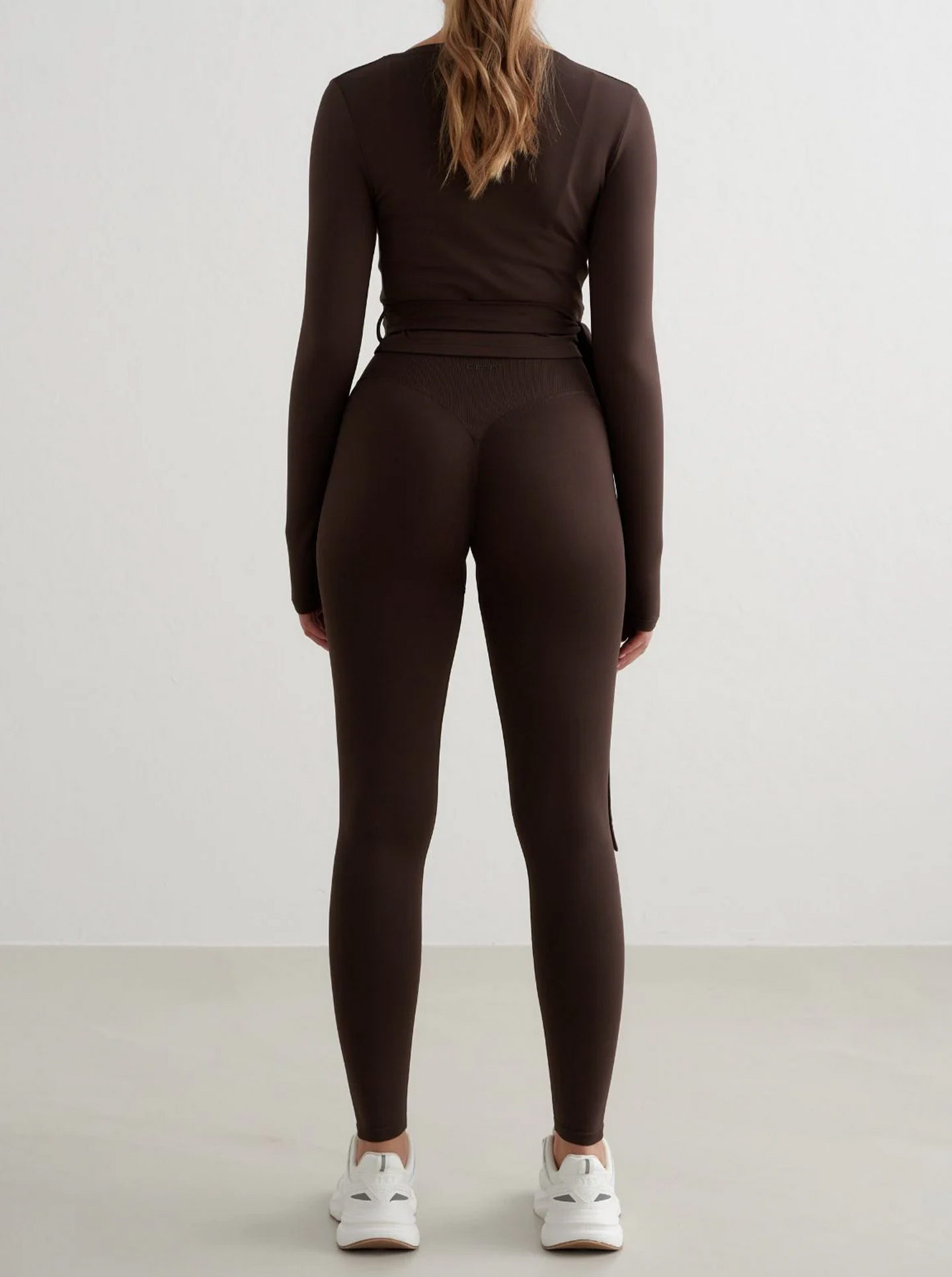 Shape Seamless Wrap Long Sleeve Top