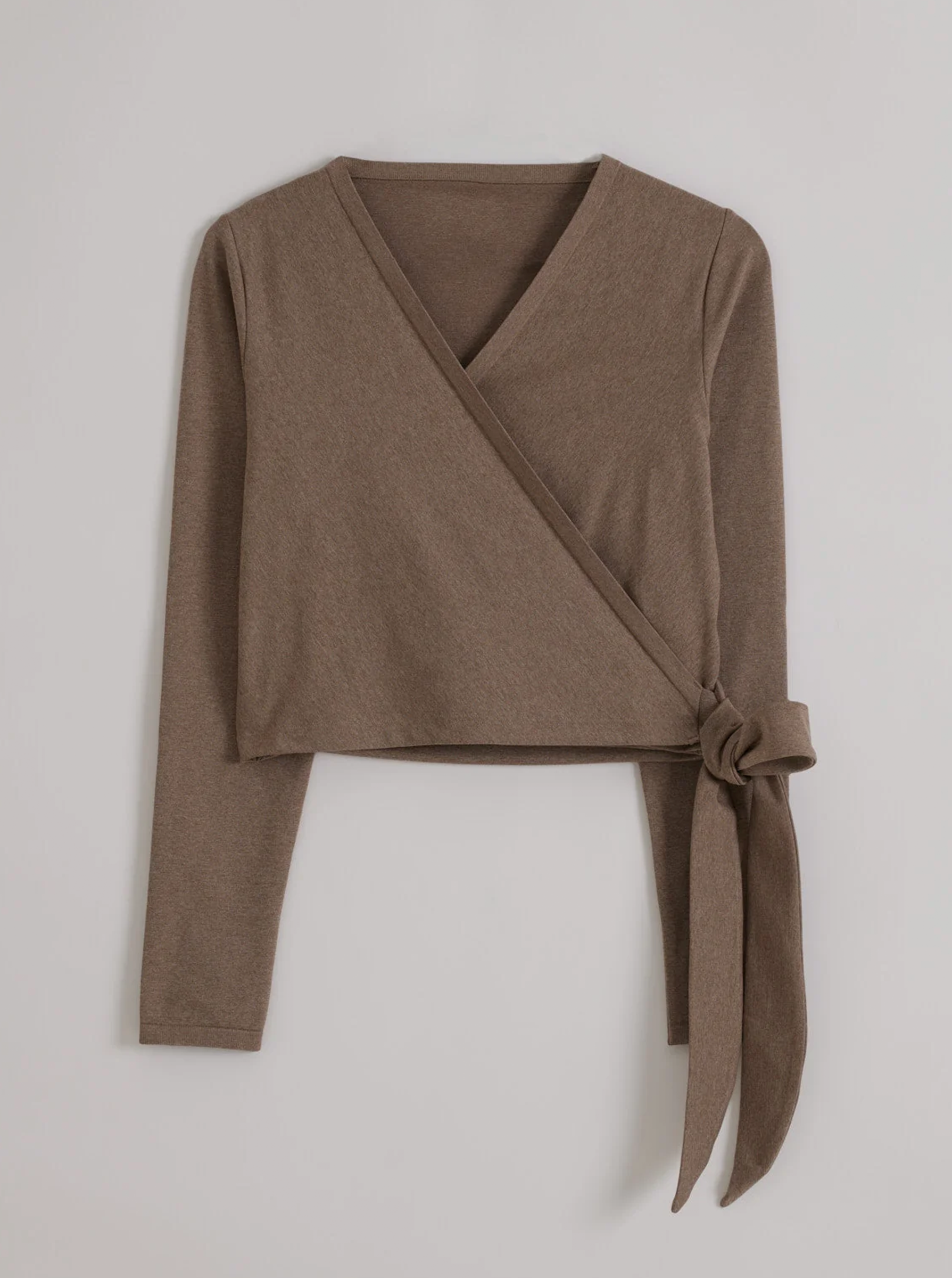 Shape Seamless Wrap Long Sleeve