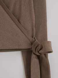 Shape Seamless Wrap Long Sleeve