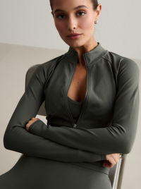 Shape Seamless Zip Jacket