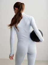 Shape Seamless Zip Jacket in Aura