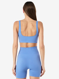 Restore Seamless Scoop Bra in Summer Sky