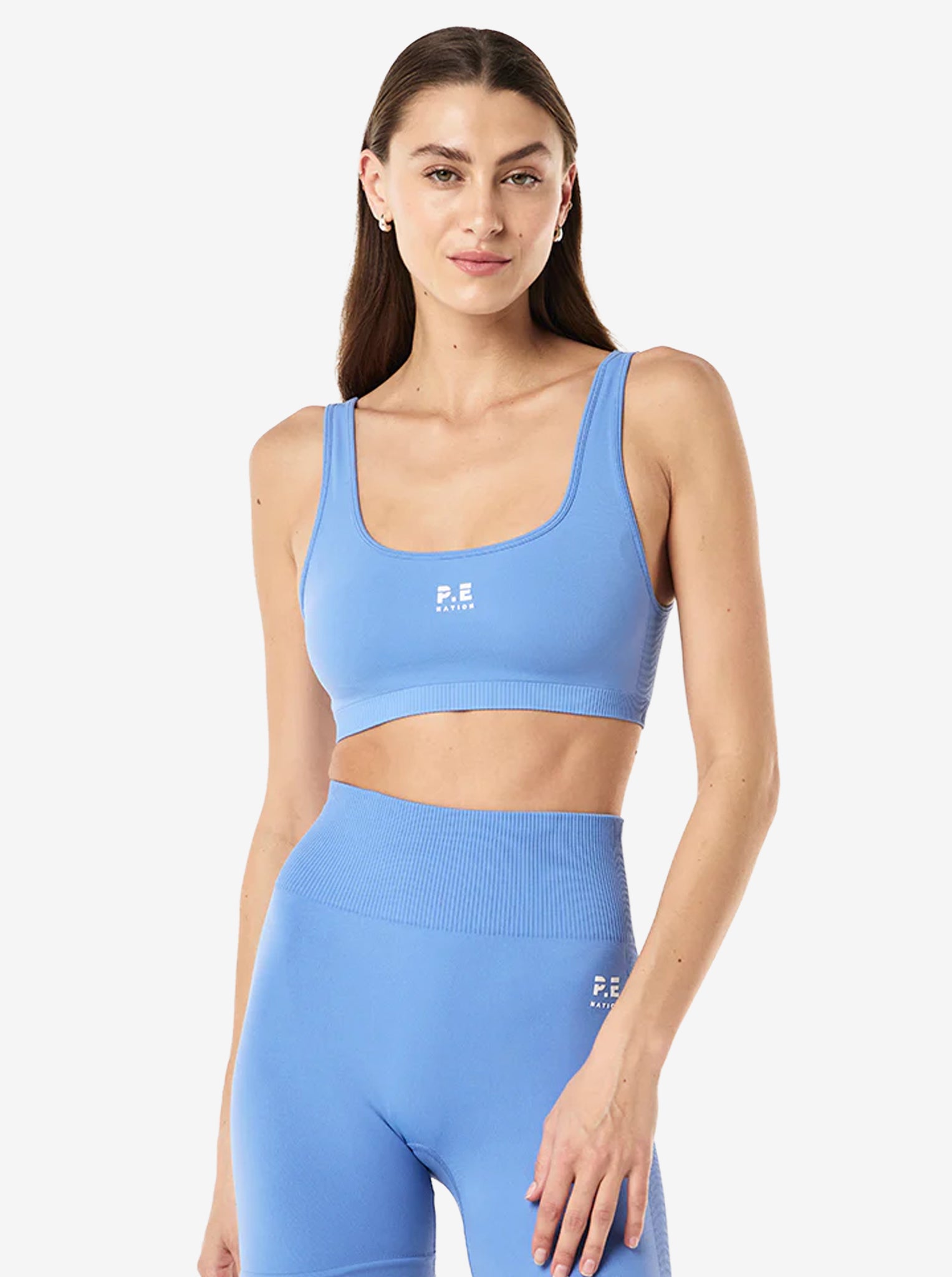 Restore Seamless Scoop Bra in Summer Sky