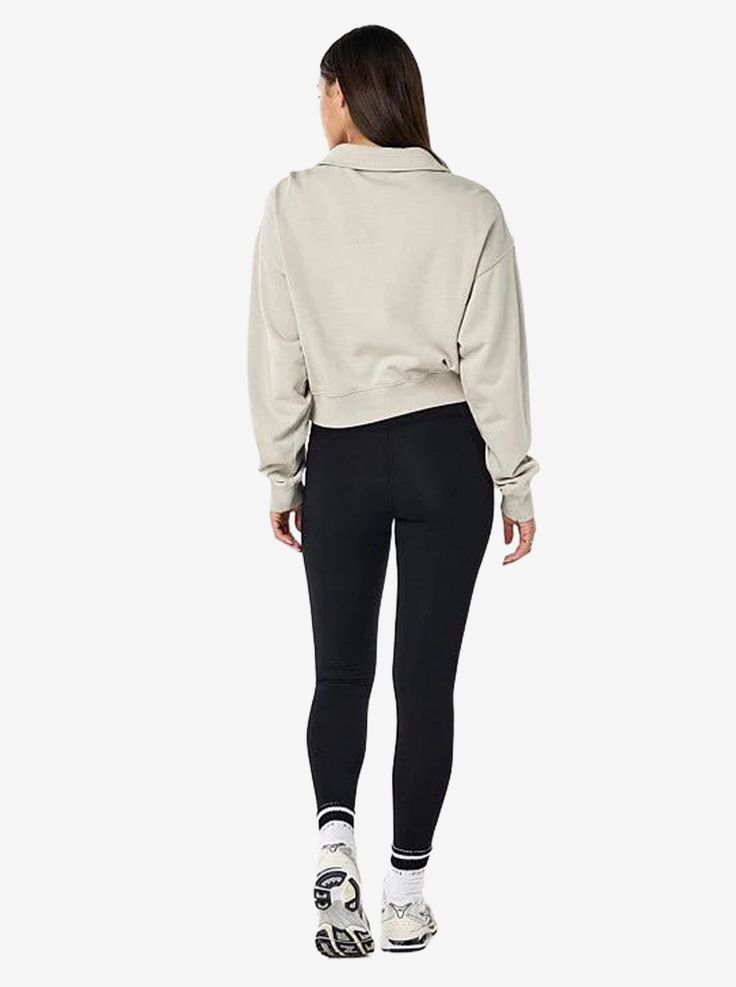 Tranquility Zip Sweat in Washed Moonstruck