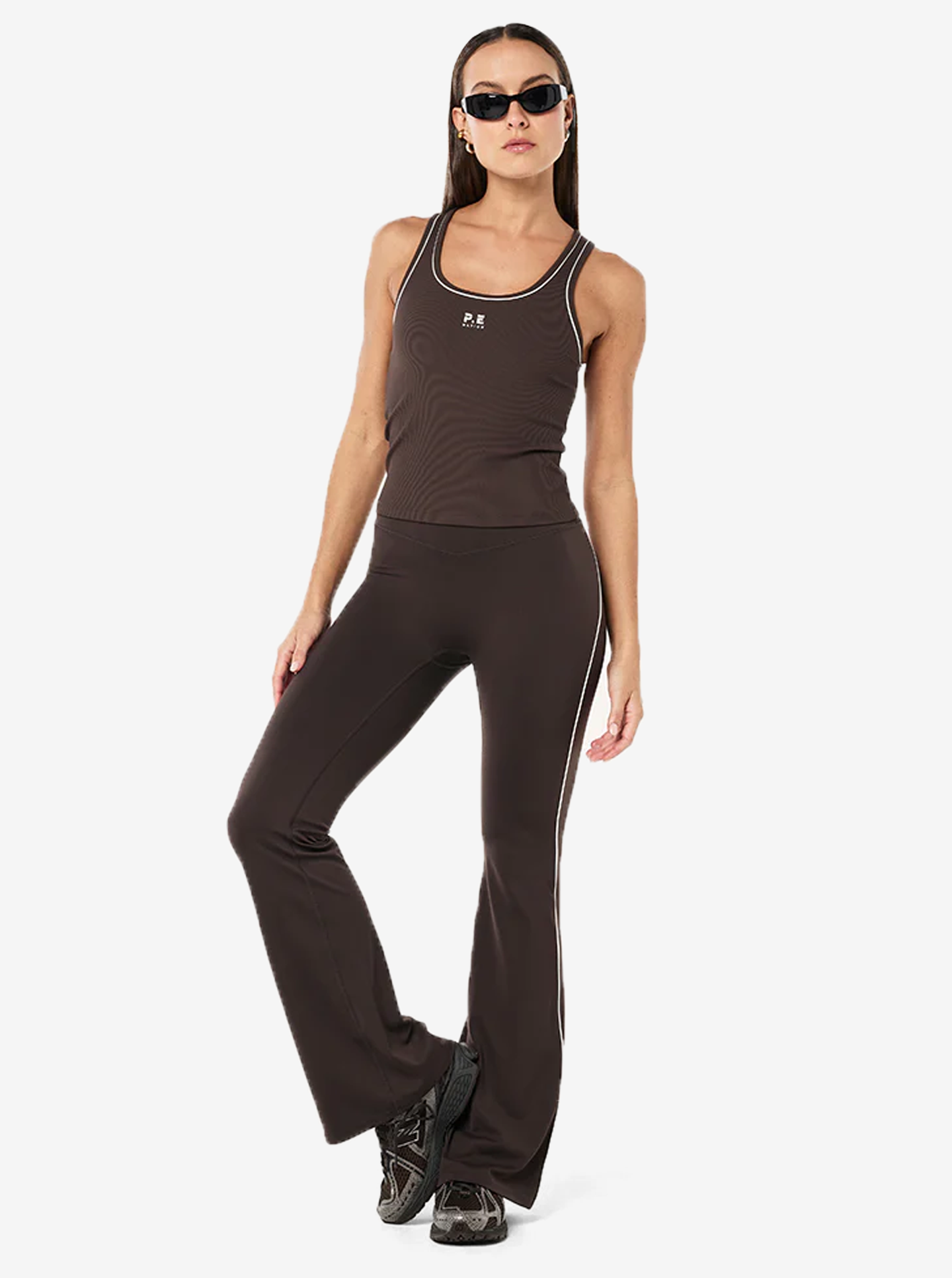 Preview Piping Legging in Coffee